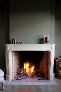 Cheminée à foyer ouvert