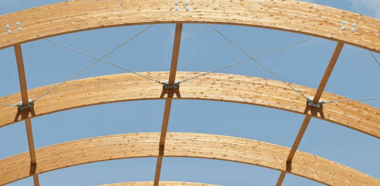 Charpente lamellé-collé