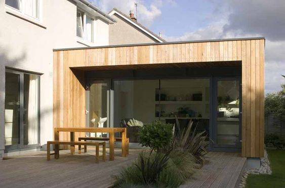 extension ossature bois à Bouvron