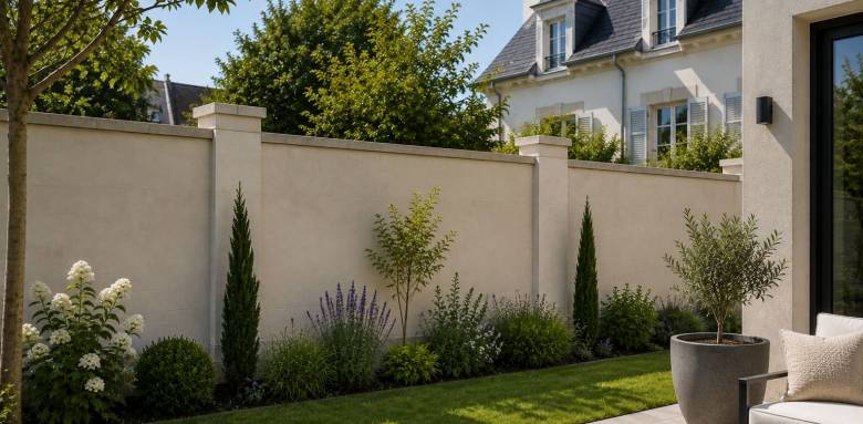 Installation d'une clôture en maçonnerie - Nantes 44000 44200