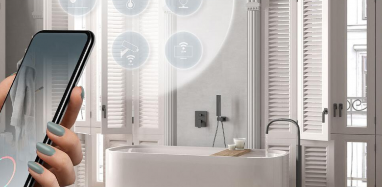Salle de bain connectée