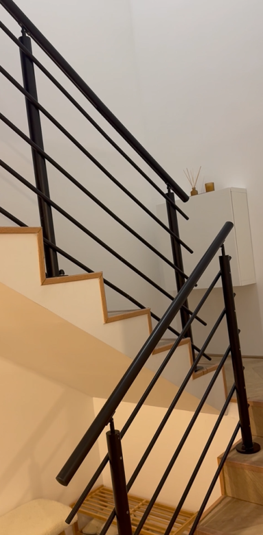 Escalier d'Intérieur rénové à Sannois respectant la loi de Blondel