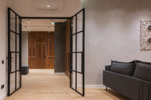 pose de porte verriere