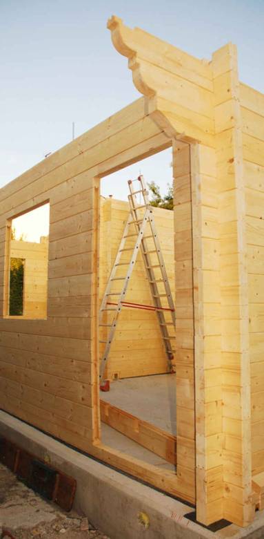 Construction de maison en bois
