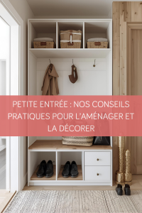 Aménagement petite entrée avec rangements malins