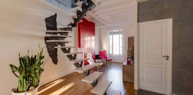 Escalier La Maison des Travaux Lyon 3.