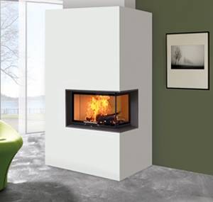 cheminée d'angle, Turbofonte