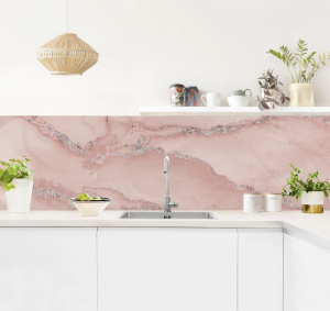 Crédence en marbre rose
