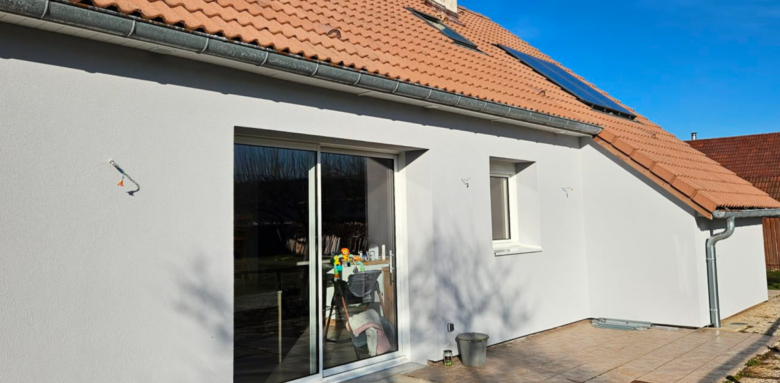 Isolation thermique par l'extérieur maison plain-pied