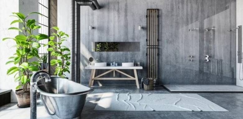 Béton ciré salle de bain