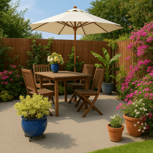 Terrasse en moquette de pierre - Nantes 44