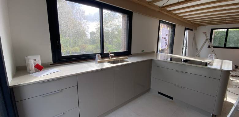 implantation cuisine à Lecelles 