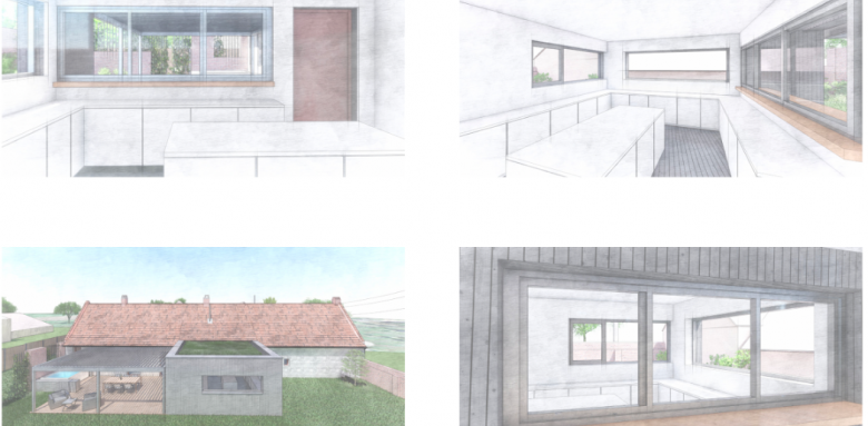Ferme 2 : Vue 3D cuisine 
