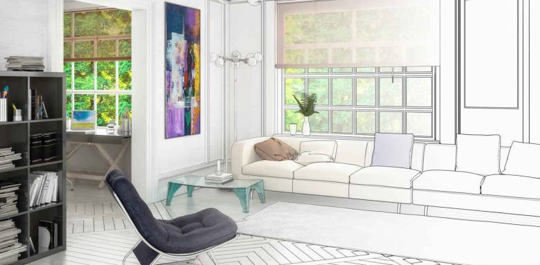 Rénovation complète d'un appartement de 60 m² à Antony avec conception 3D