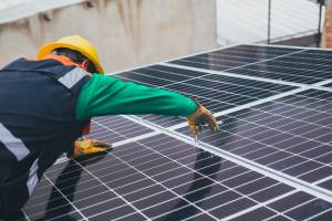 pose de panneaux solaires photovoltaïques