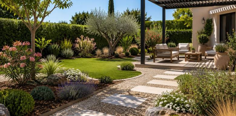  Aménagement de jardin résistant à la chaleur - Montauban 82