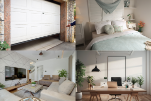 garage en piece de vie