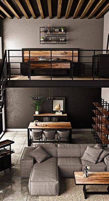  Tendances déco 2022 - loft métal et bois - Bouc-Bel-Air-13