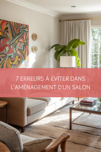 Aménagement de salon moderne et fonctionnel