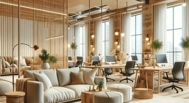 Aménagement d’espaces de coworking : tendances 2025
