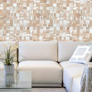 Autocollant murale carré 