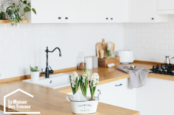 Cuisine en U dans un espace restreint