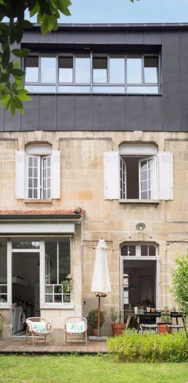 Surélévation de maison de ville 