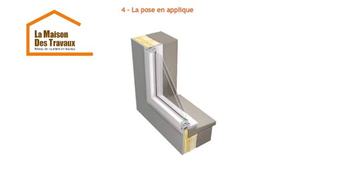 Pose de menuiserie en applique à Francheville 69340