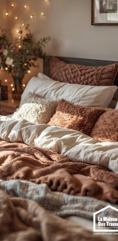 Textiles déco maison hiver