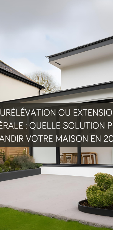Surélévation maison toit plat à Vannes