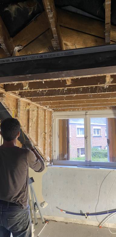 Isolation sous toiture 