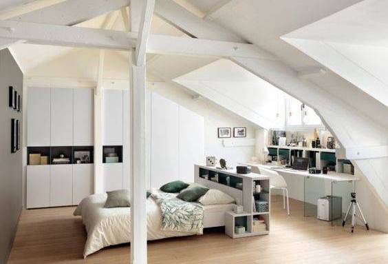 Chambre, bureau et dressing dans les combles - Bouc-Bel-Air-13