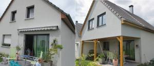 Surélévation de maison à ossature bois - Bouc-Bel-Air (13)