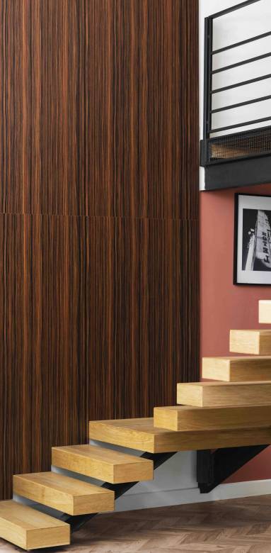 Escalier intérieur bois design à Francheville 69340