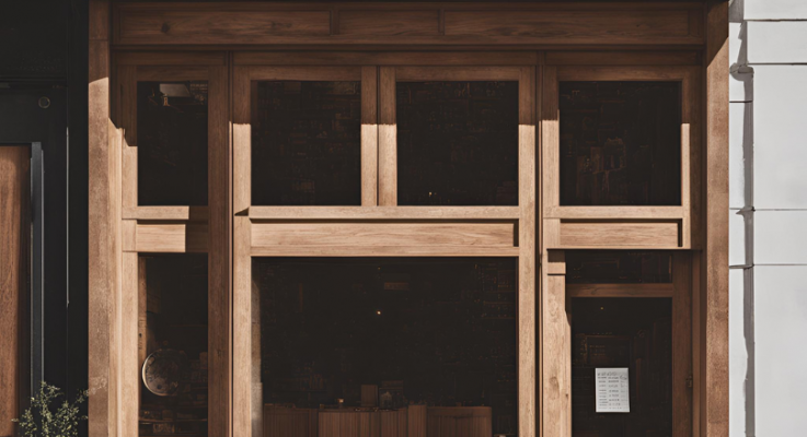 Devanture avant la pose de l'enseigne