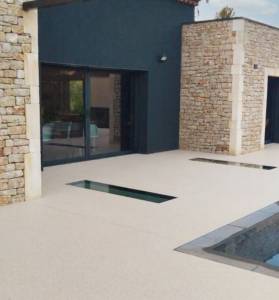 Terrasse en résine Haguenau