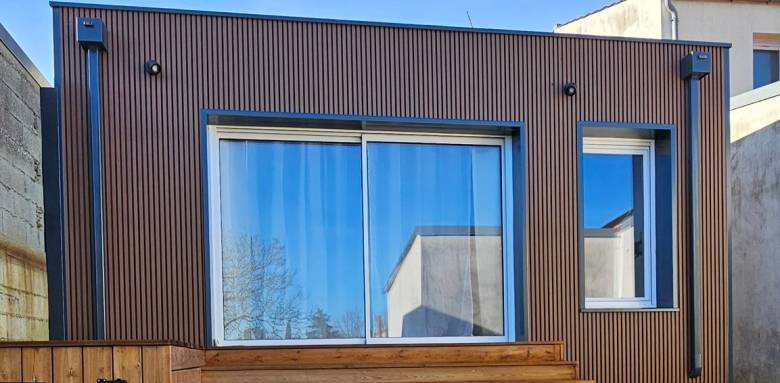 Extension Bois aspect naturel Bois