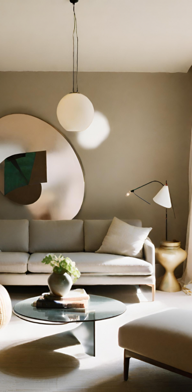 Transformer une pièce de vie asymétrique en un espace élégant et fonctionnel