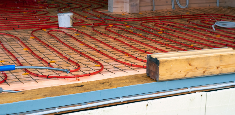 Plancher chauffant basse température
