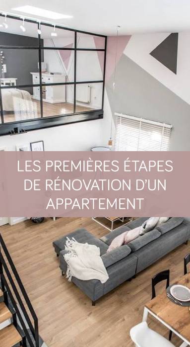 Les premières étapes de rénovation d'un appartement