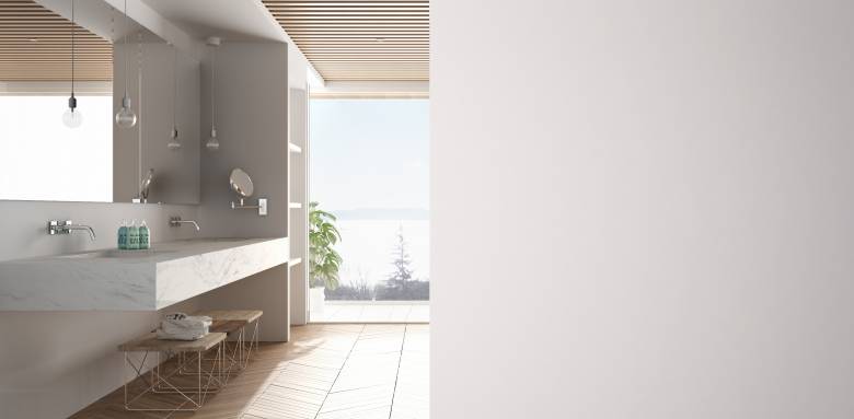 Choisir la robinetterie encastrable. 