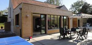 Extension de maison en bois