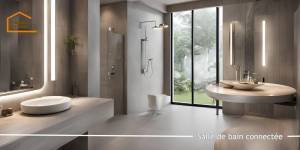 Salle de bain connectée
