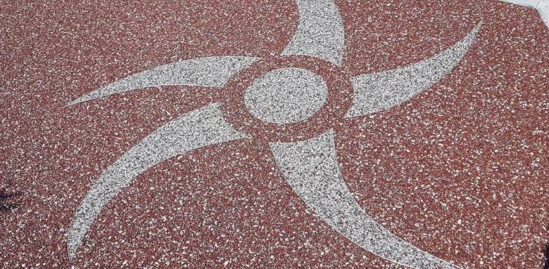 Terrasse en moquette de pierre