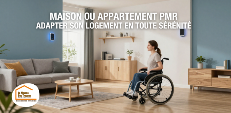  rénovation PMR Gex, adaptation salle de bain PMR, logement accessible Divonne-les-Bains, rénovation handicap Saint-Genis-Pouilly, travaux accessibilité