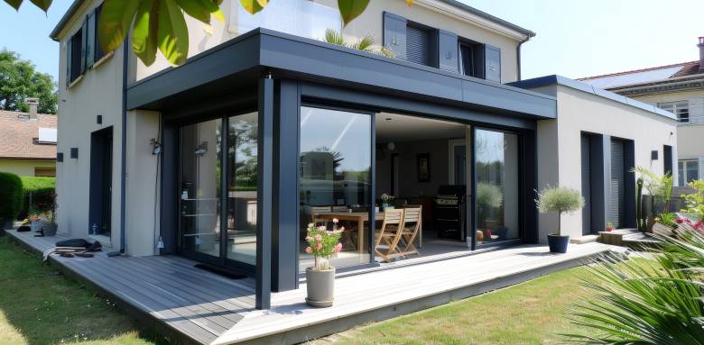 Extension de maison à Ouistreham (Calvados)