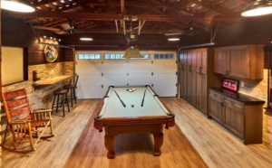 Garage en salle de jeux 