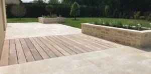 terrasse en béton sur Anglet