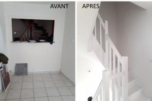 Rénovation d'un escalier