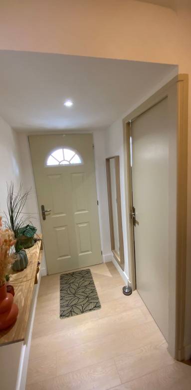 Porte d'entrée en bois et verre - Cholet 49